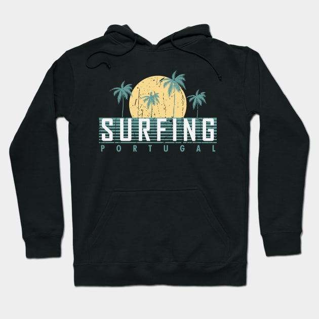 Portugal surf Hoodie by SerenityByAlex